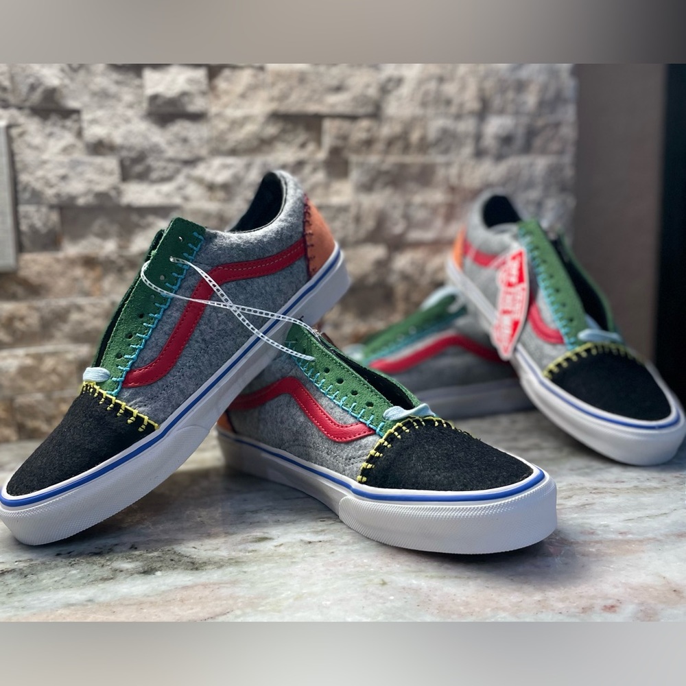 Rare Vans Old Skool ‘Blanket Stitch’ (sz. 9.5w)